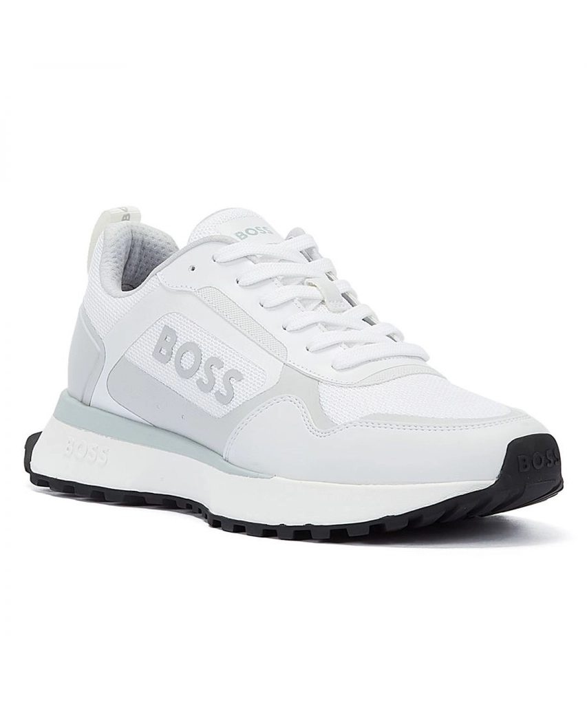 Hugo Boss Jonah Runn Mens White Trainers - Size UK 7.5